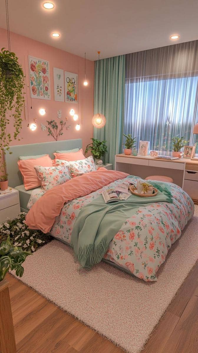 ide dekorasi kamar tidur feminin