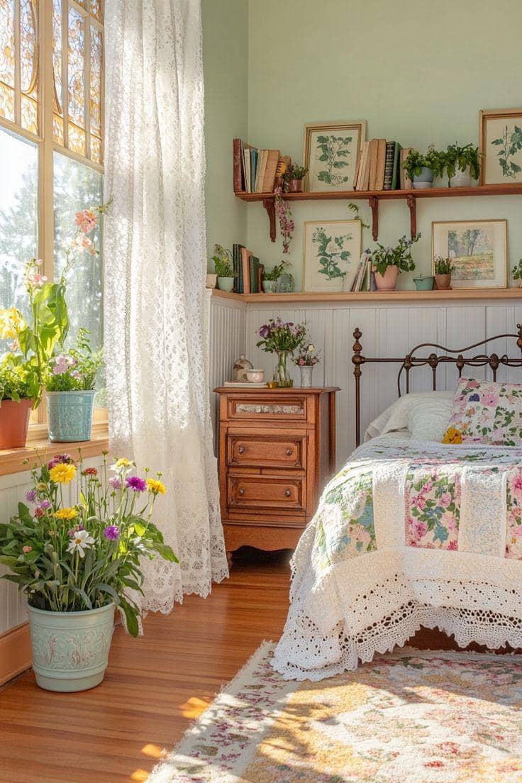 ide dekorasi kamar tidur feminin