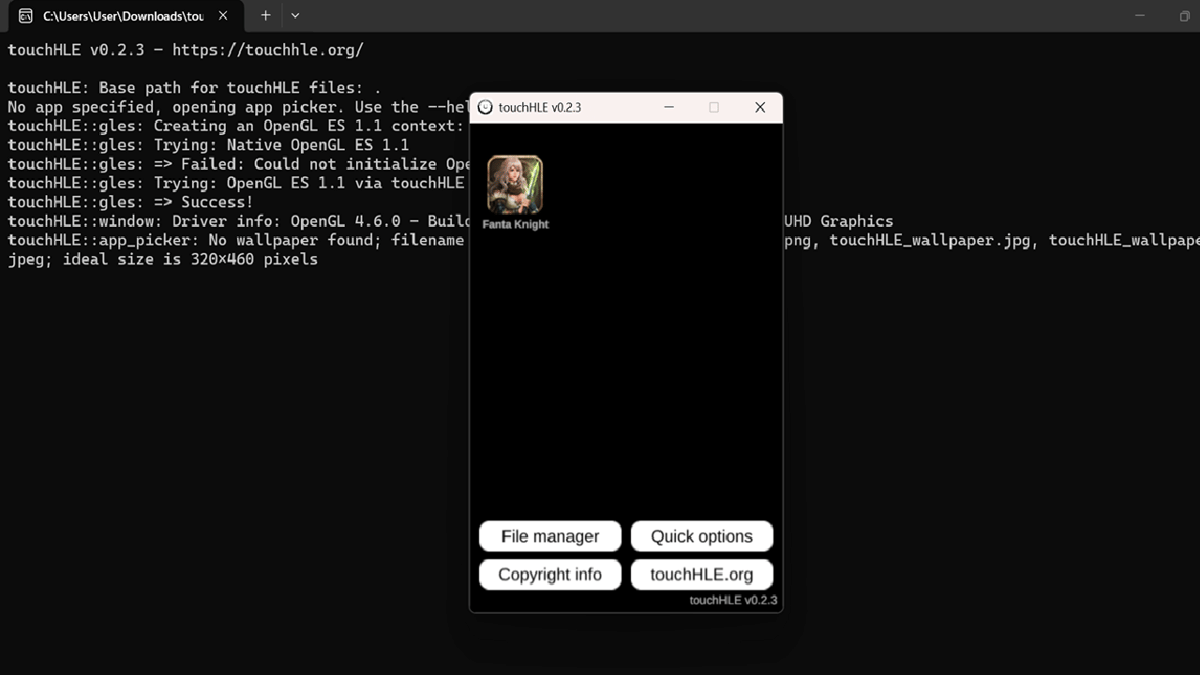 instal game iOS di touchHLE