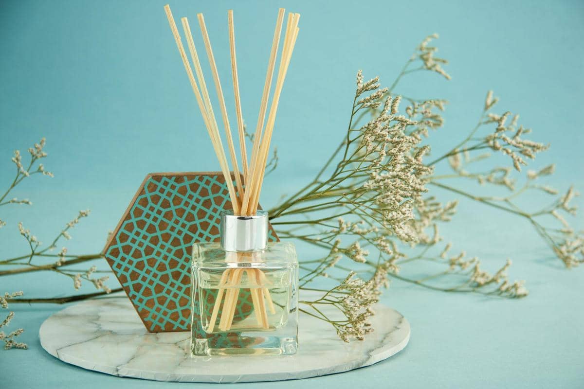 ilustrasi reed diffuser