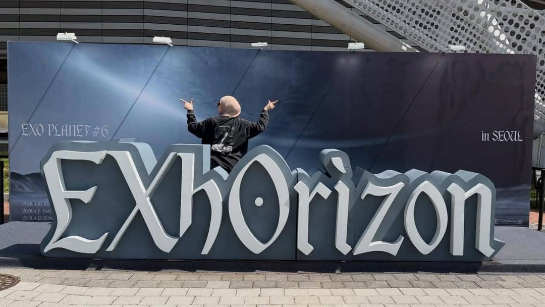 Dian Ayu nonton konser EXO di Seoul