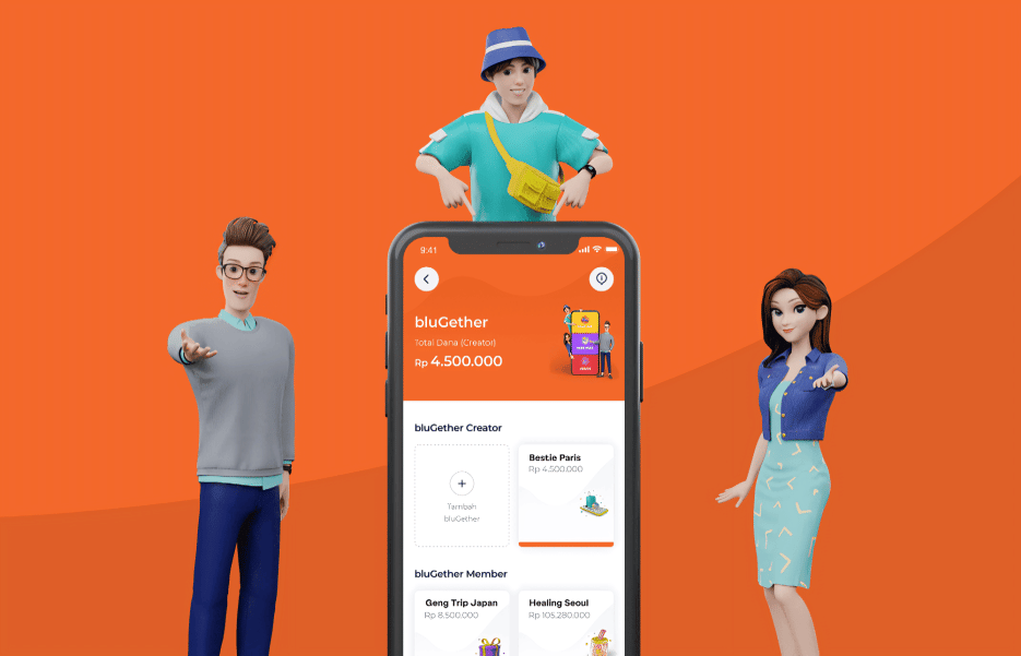 ilustrasi fitur bluGether 
