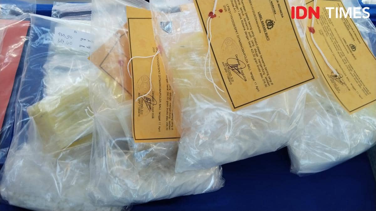 Polda Bali dan Bea Cukai Gagalkan Penyelundupan Kokain Senilai Rp17 Miliar