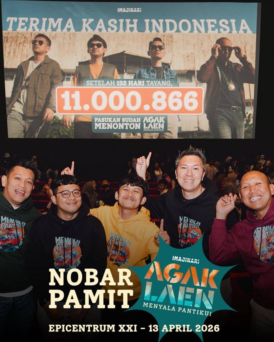 Agak Laen: Menyala Pantiku! akhirnya turun layar