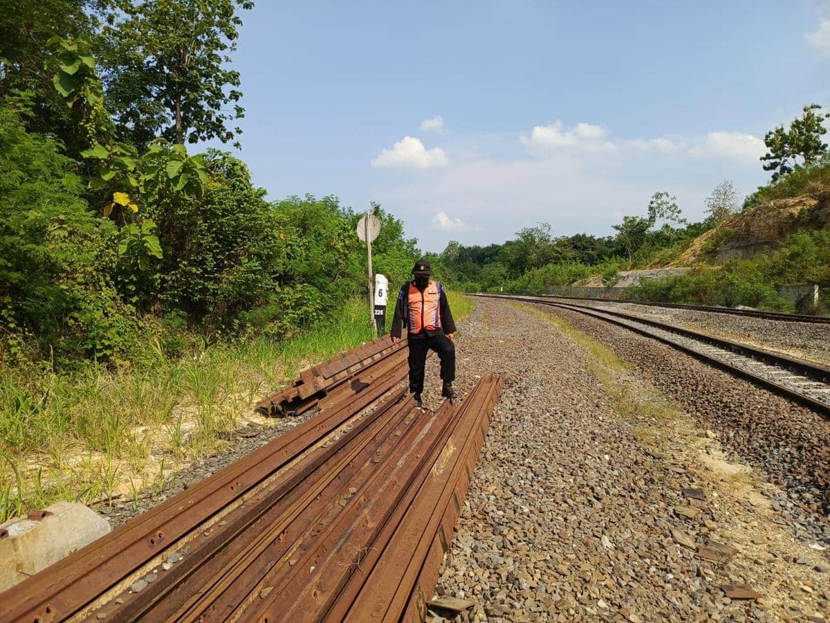 Pencuri Rel di Way Kanan Ditangkap, Ini Kata KAI Divre IV