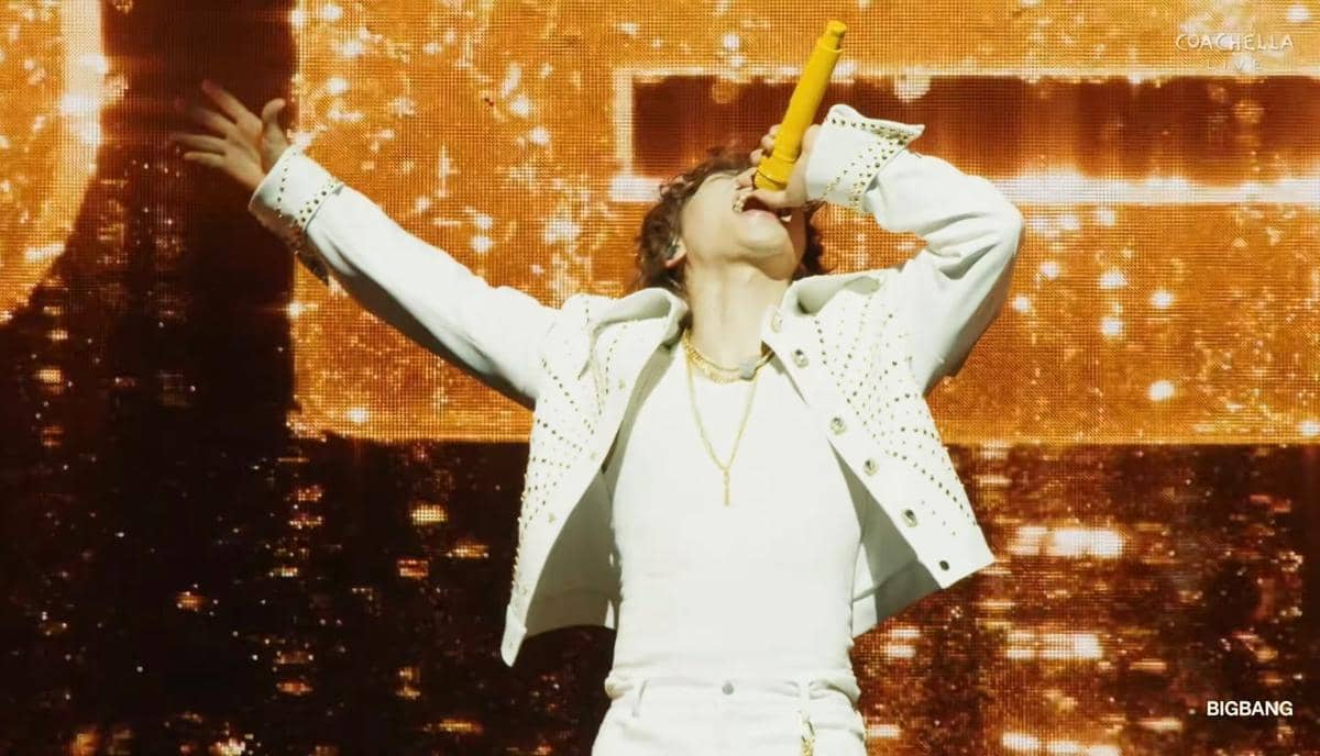 momen Daesung menyanyikan lagu trot di Coachella 2026