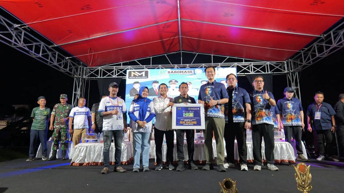 Suasana Turnamen Domino Nene Mallomo Bupati Cup II 2026, di Stadion Ganggawa, Sidrap, 11-12 April 2026. (Dok. Humas Pemkab Sidrap)