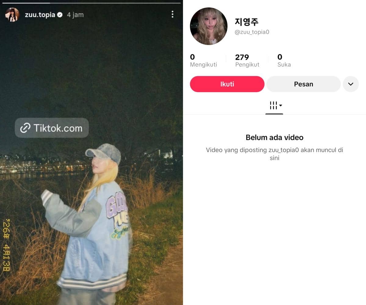 Zuu eks SECRET NUMBER bikin akun TikTok