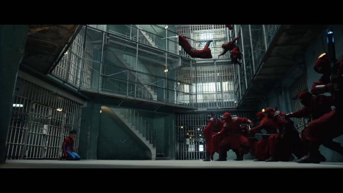 adegan pertarungan Spider-Man dan The Hand di penjara di trailer film Spider-Man: Brand New Day