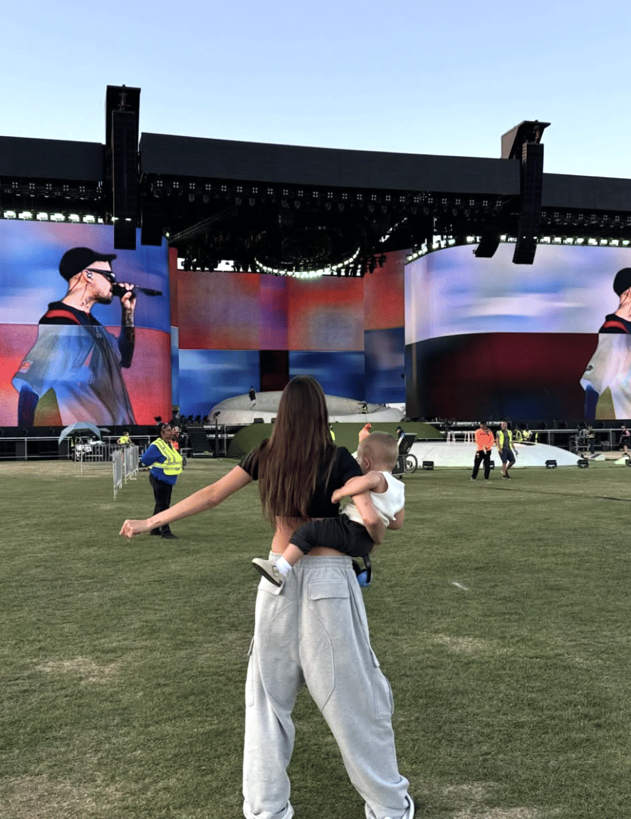 momen Hailey menemani Justin Bieber latihan di Coachella 2026