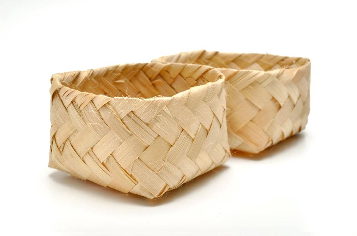 Ilustrasi besek bambu.