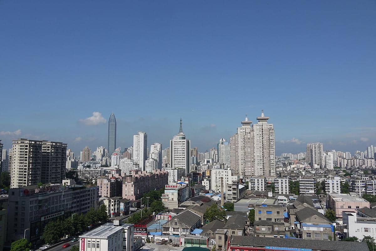 Pemandangan Kota Wenzhou