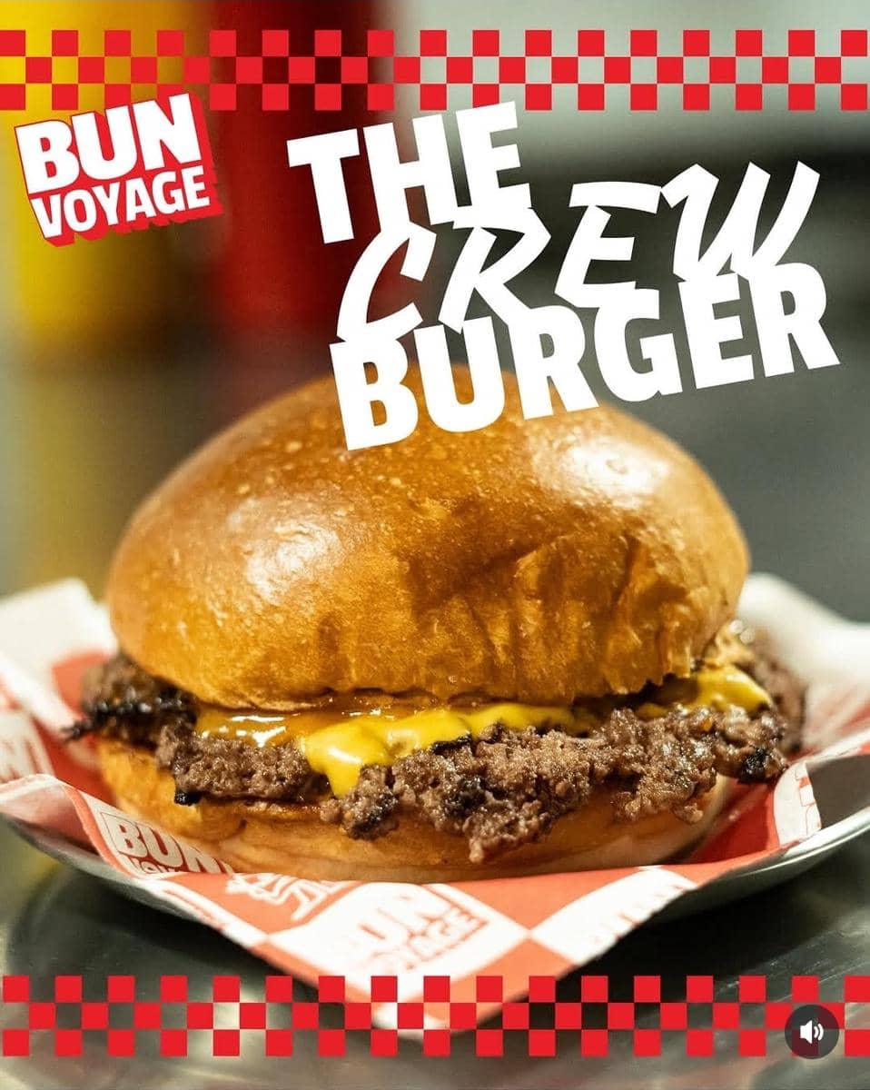 menu Bun Voyage Burger