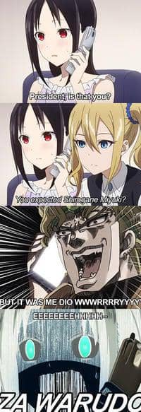 meme anime tentang panggilan telepon