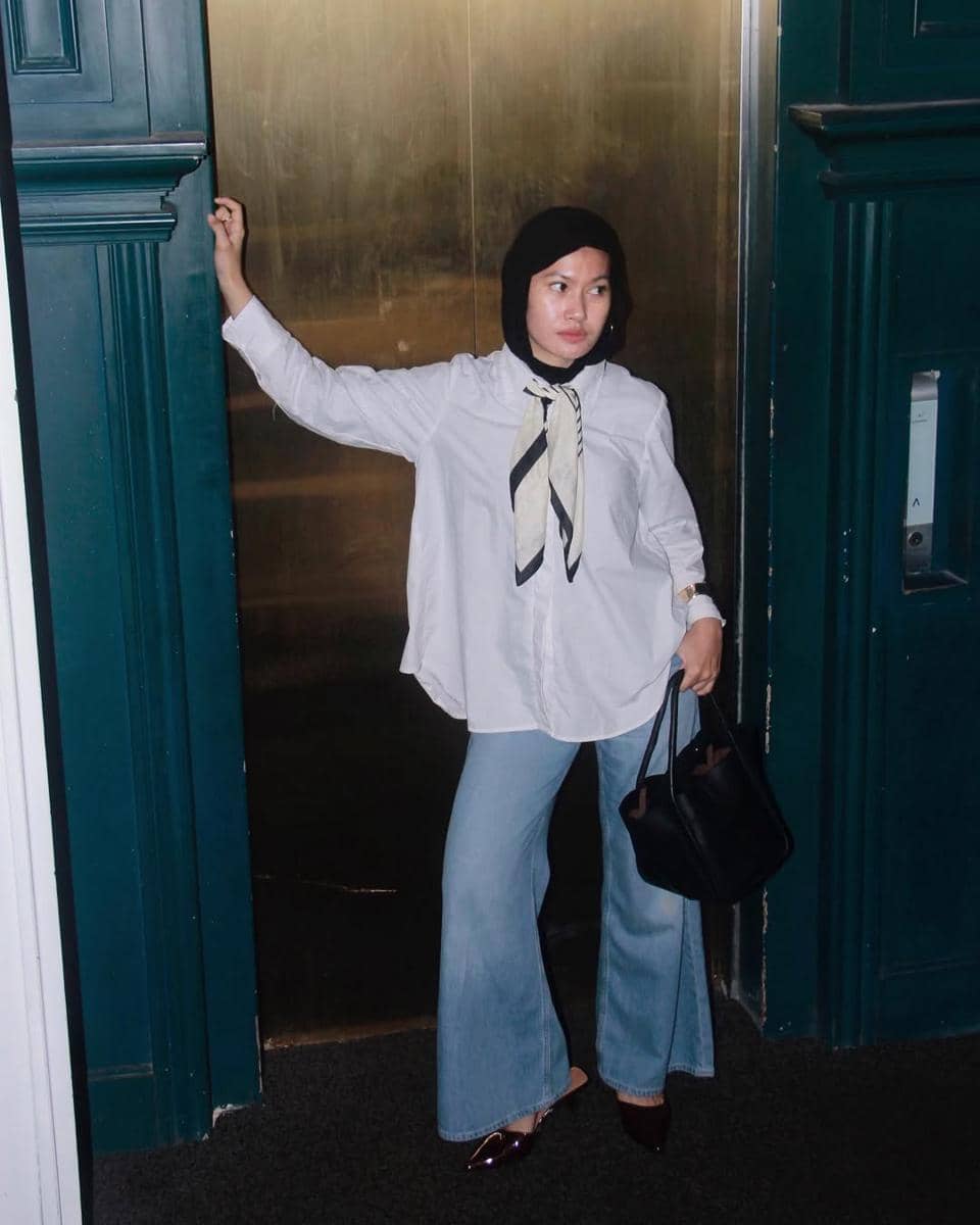 OOTD Blue Jeans ala Biyya Nabilla