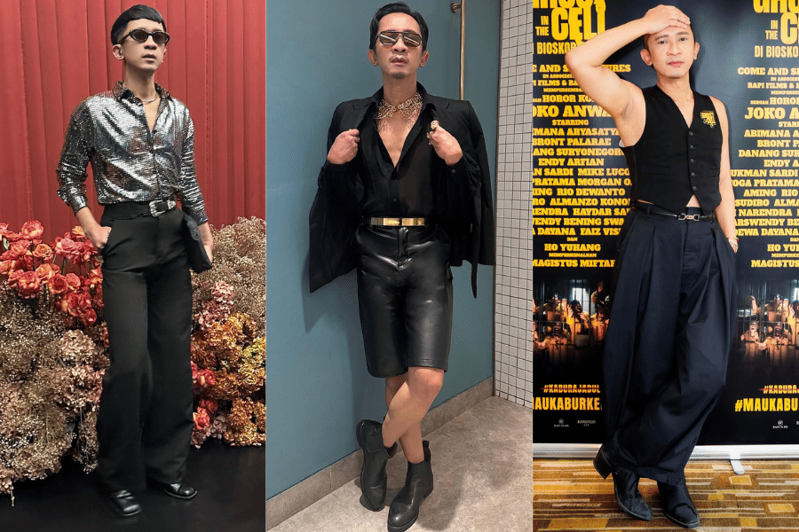 9 Inspirasi OOTD Nyentrik ala Aming, Pemain Ghost in the Cell!