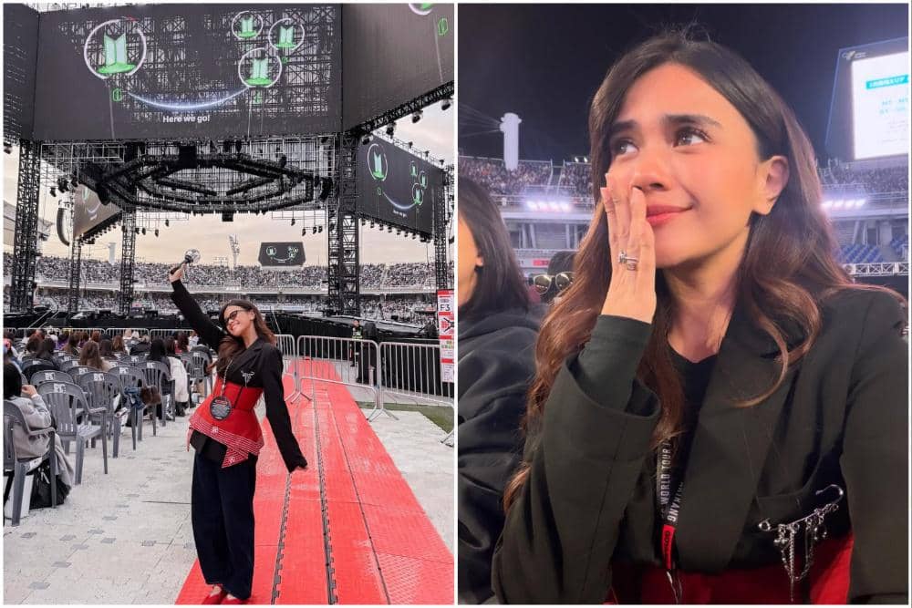 10 Potret Audi Marissa di Konser BTS Hari ke-3, Semringah dan Terharu!