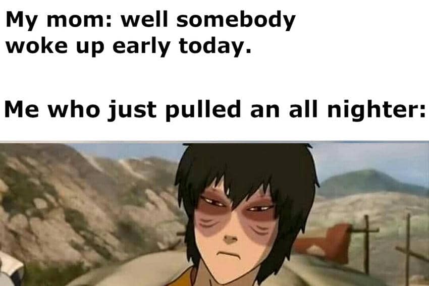 8 Meme Kartun tentang Bangun Cepat, Malah Banyak Kesalnya