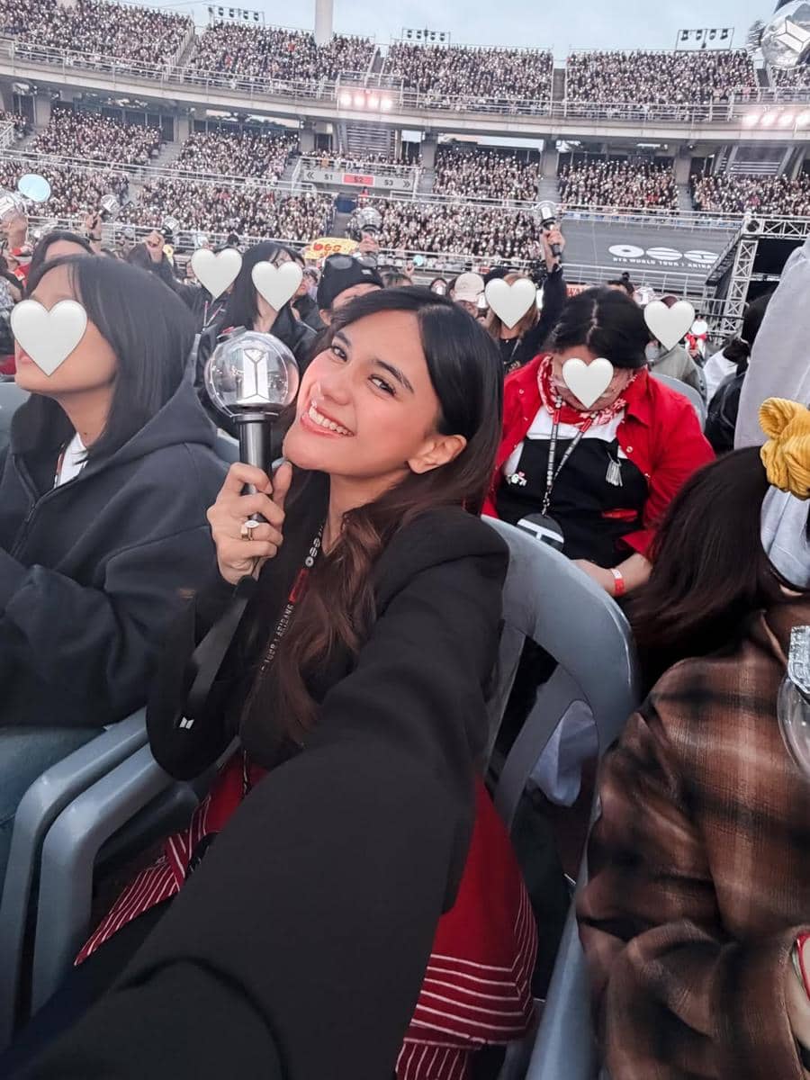 Audi Marissa di konser BTS hari ke-3