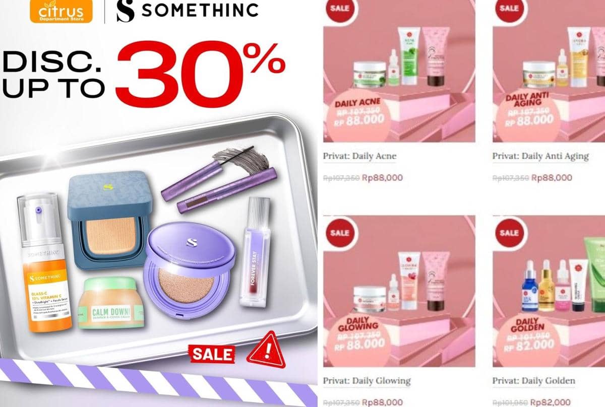 Daftar Skincare Lokal yang Lagi Diskon Selama April 2026