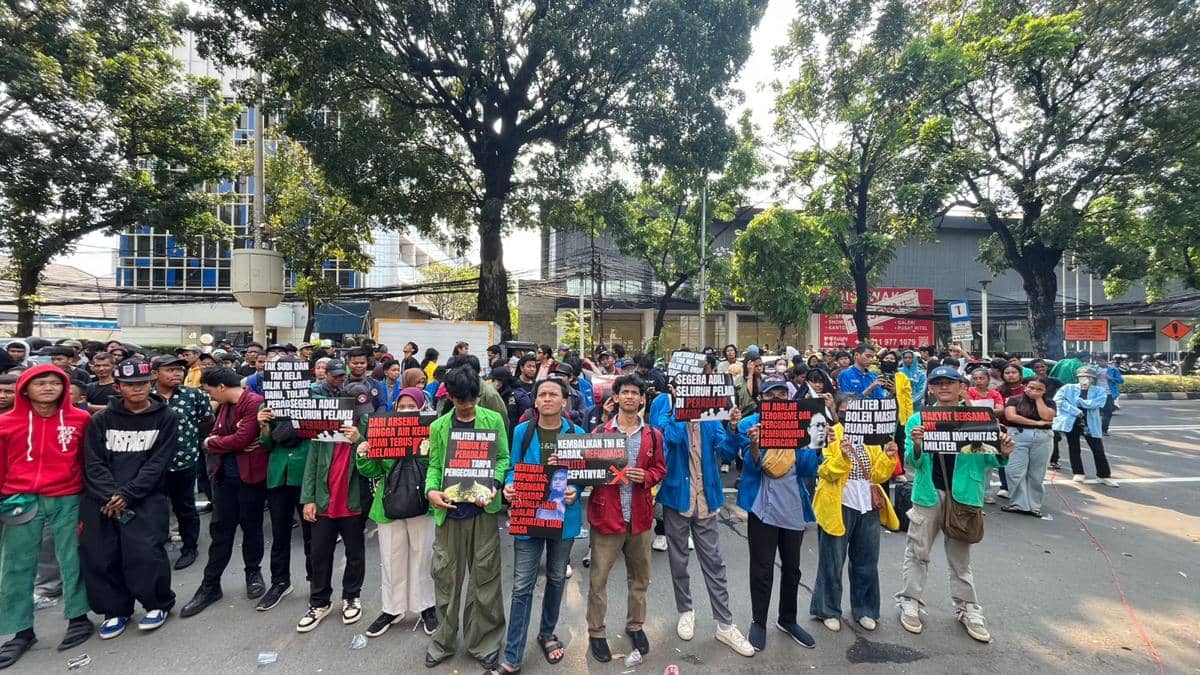Mahasiswa Desak Kasus Andrie Yunus Diseret ke Peradilan Umum