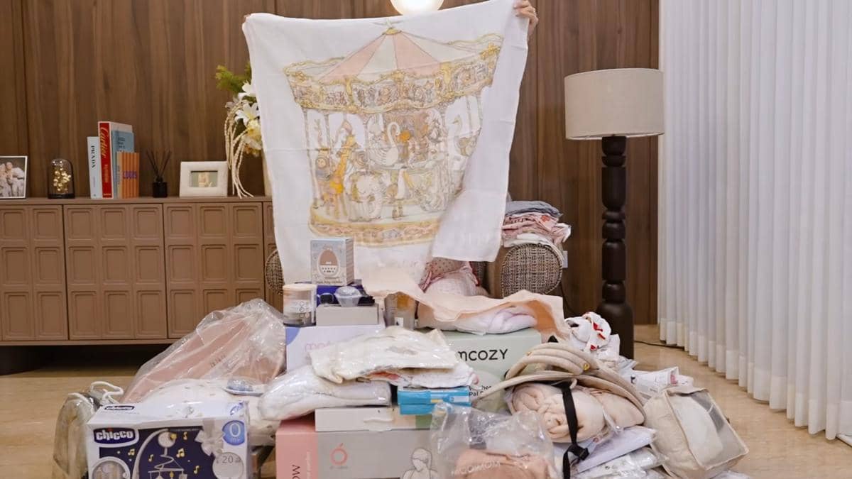 Detail perlengkapan bayi Alyssa Daguise