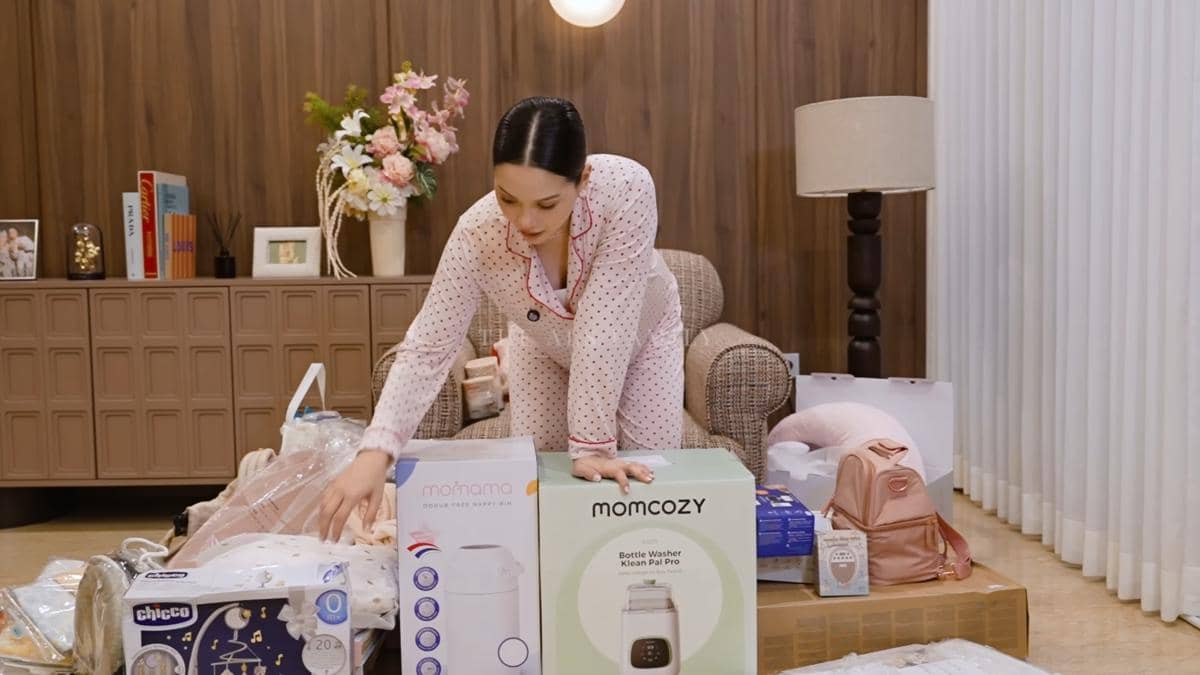 Detail perlengkapan bayi Alyssa Daguise