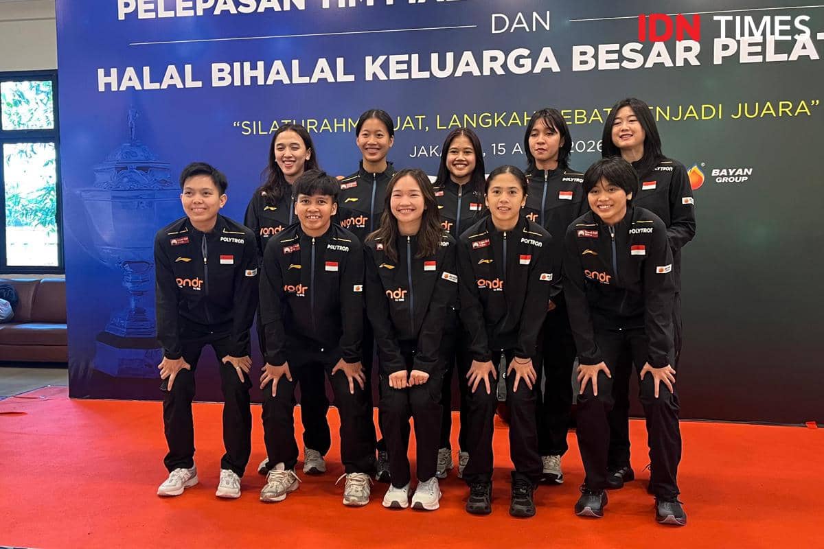 Tim Indonesia di Uber Cup 2026. (IDN Times/Margith Damanik)