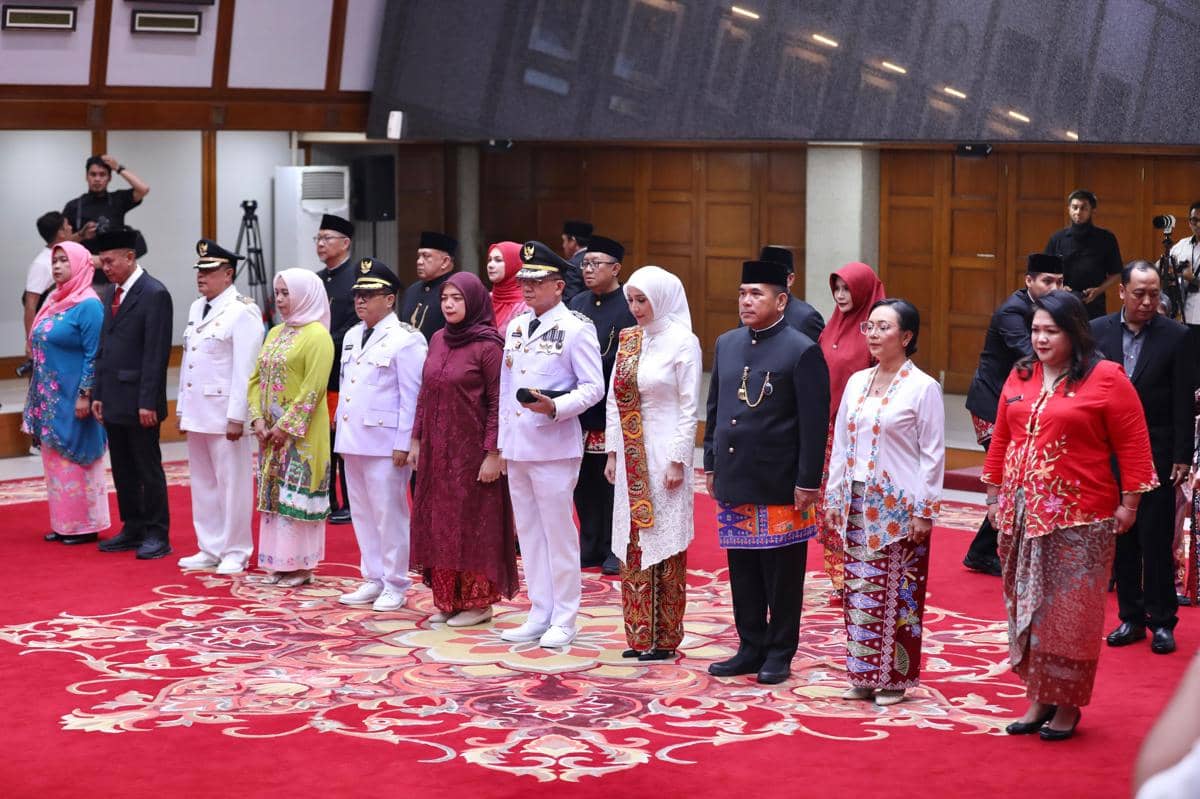 Gubernur DKI Jakarta Pramono Anung melantik 11 Pejabat di lingkungan Pemprov DKI di Balai kota, Rabu (15/4/2026). (Dok. Pemprov DKI)