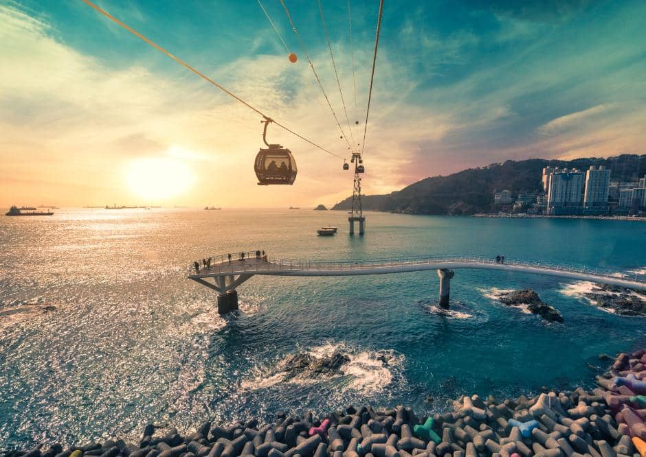 Potret Songdo Marine Cable Car di Busan 