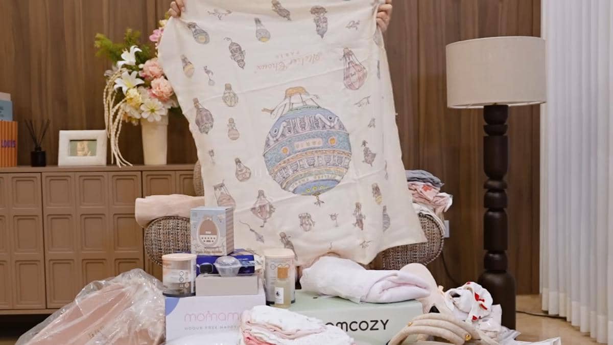 Detail perlengkapan bayi Alyssa Daguise