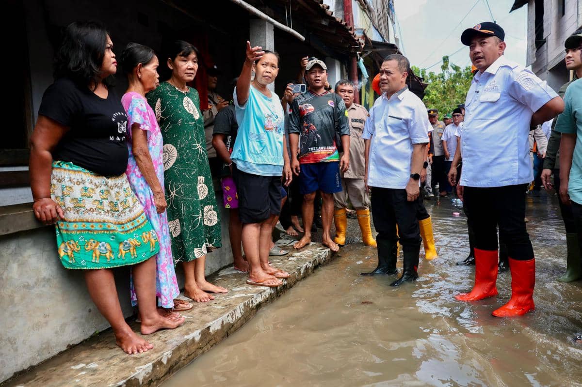 Cek Lokasi, Gubernur Luthfi Percepat Penanganan Banjir Solo Raya