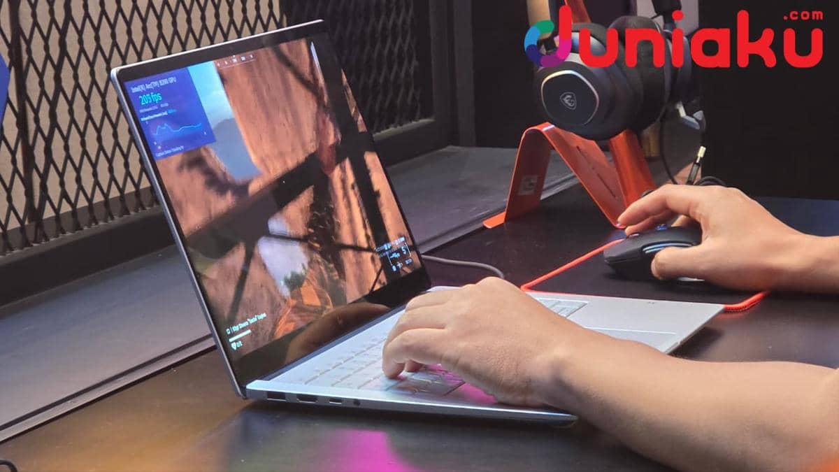 HP OmniBook Ultra 14. Fotografer: Fahrul Nurullah. 