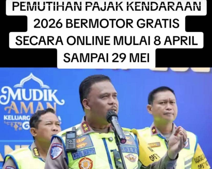 CEK FAKTA: Benarkah Ada Pemutihan Pajak Kendaraan Online Gratis 2026?