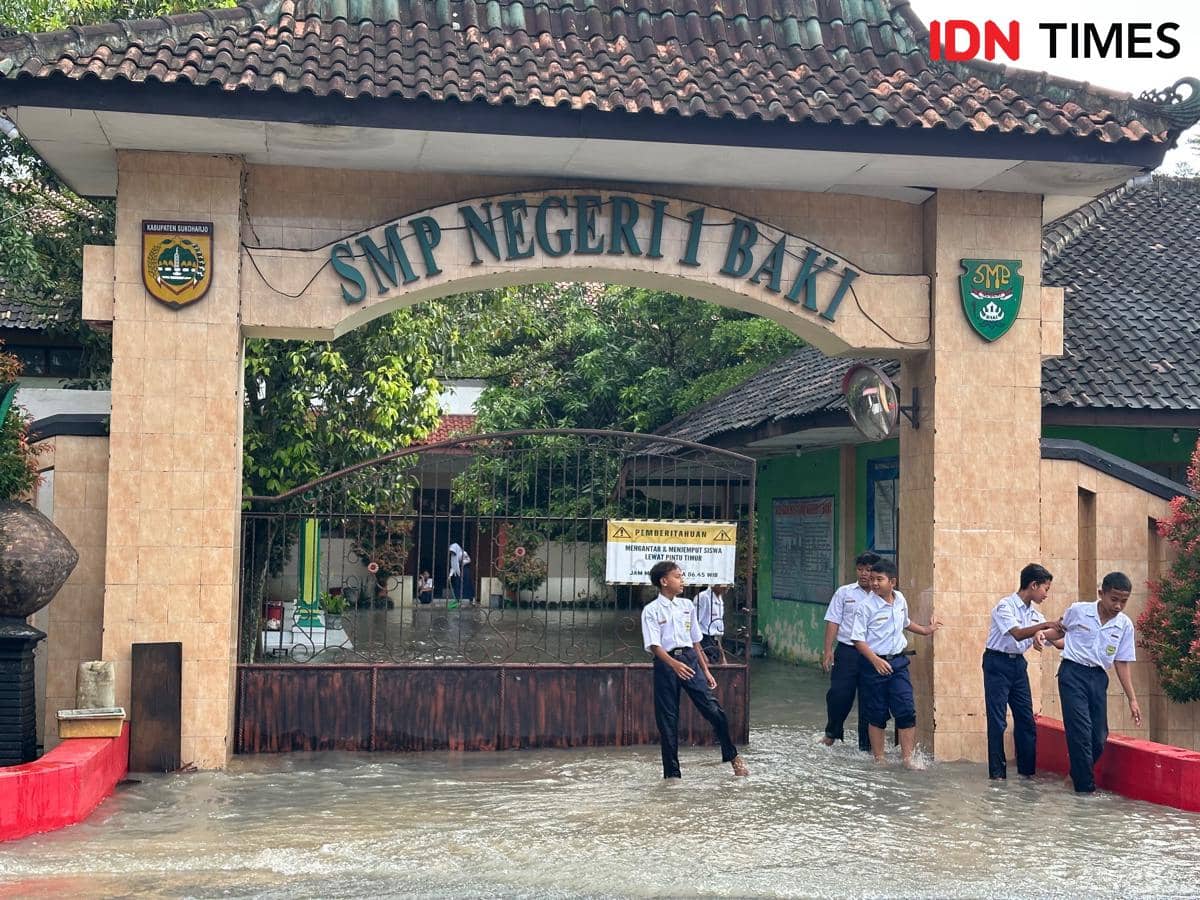 Banjir Rendam Sejumlah SD di Sukoharjo, Pelajaran Terganggu