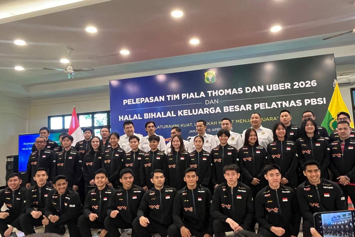 Pelepasan tim Indonesia untuk Thomas dan Uber Cup 2026 (IDN Times/Margith Damanik)