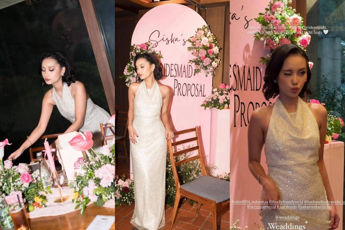 9 Inspirasi Busana hingga Dekor Siska Minbite, Romantis nan Classy