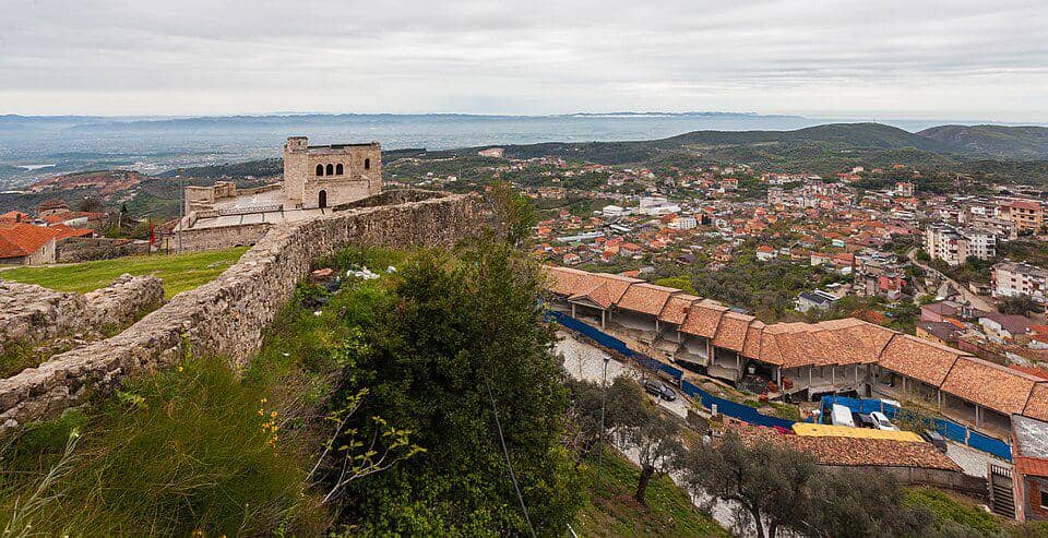 Kota Kruje di Albania