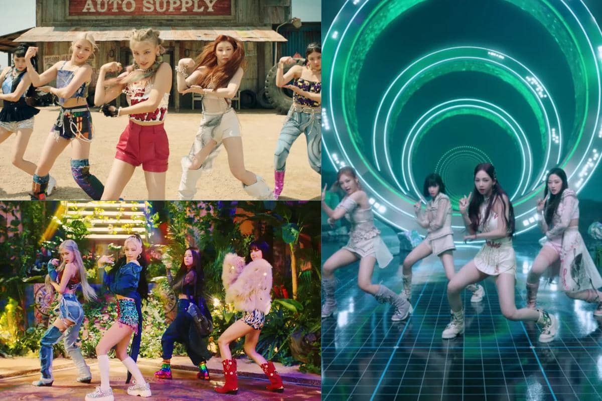 potret kemiripan salah satu part koreografi di lagu "Not Shy" ITZY, "How You Like That" BLACKPINK, dan "Savage" aespa, yang sampai membuat koreografer aslinya, Kiel Tutin, muncul dan memberikan responnya lewat Instagram Story