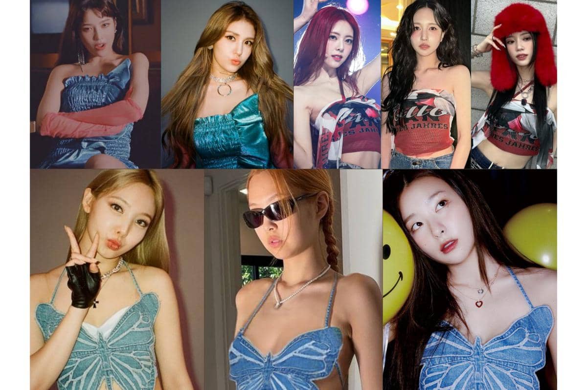 potret kesamaan outfit dalam dunia KPop yang sebenarnya sudah sangat umum, tapi kadang masih juga memicu perdebatan