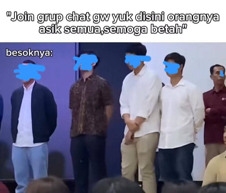 8 Meme Grup Chat Privat Cowok yang Viral, Pelaku Mahasiswa Hukum?