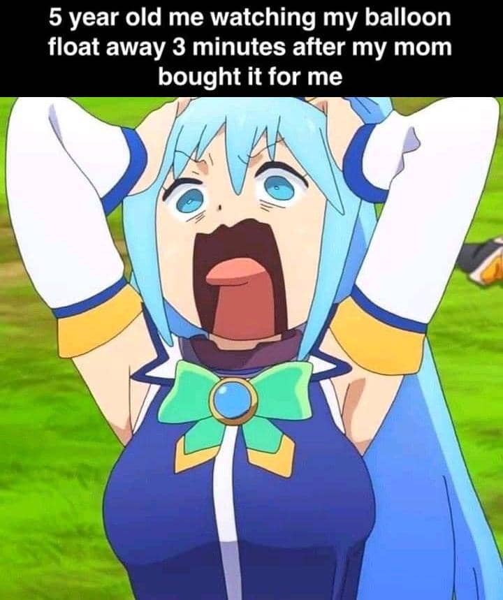 meme anime tentang balon