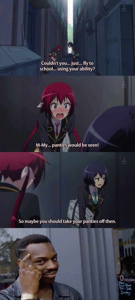 meme anime berotak cerdas