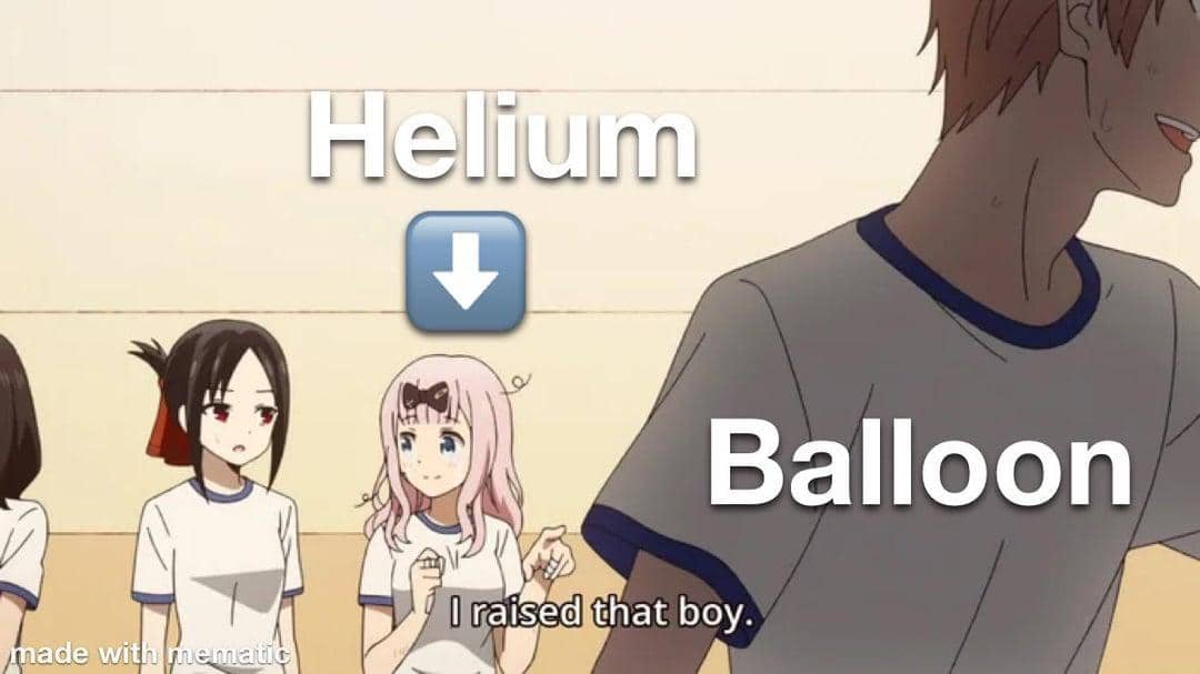 meme anime tentang balon