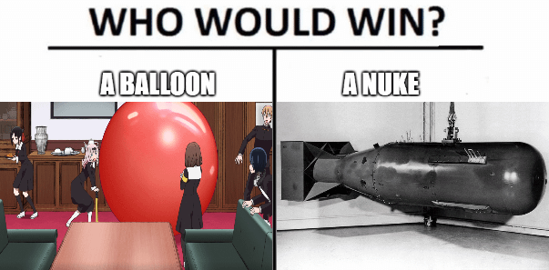 meme anime tentang balon