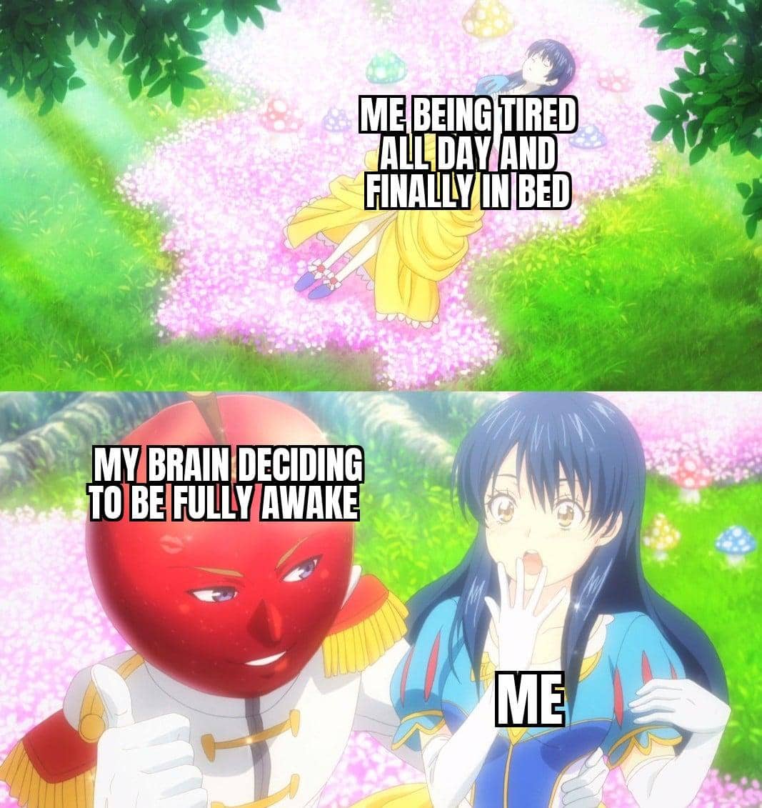 meme anime tentang bangun cepat