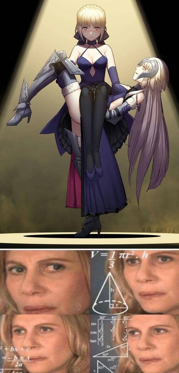 meme anime tentang menggunakan kemampuan otak