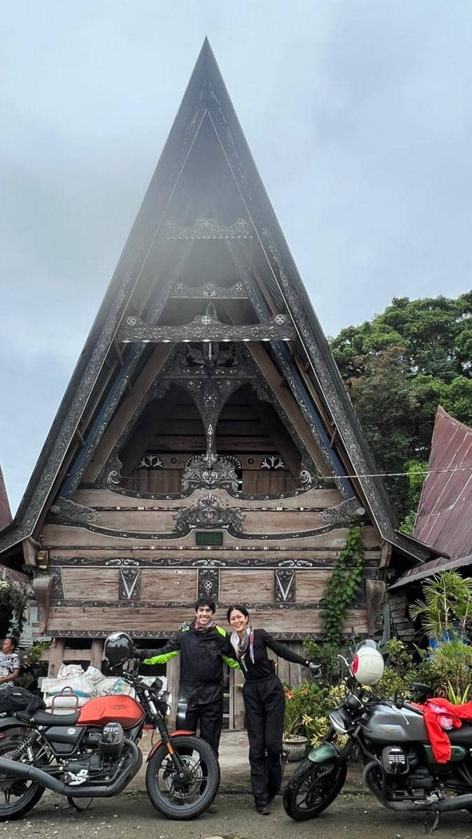 outfit untuk touring motor