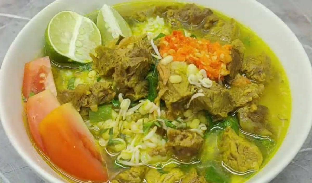 Resep Soto Daging Sapi Gurih, Kuah Hangatnya Bikin Nagih 