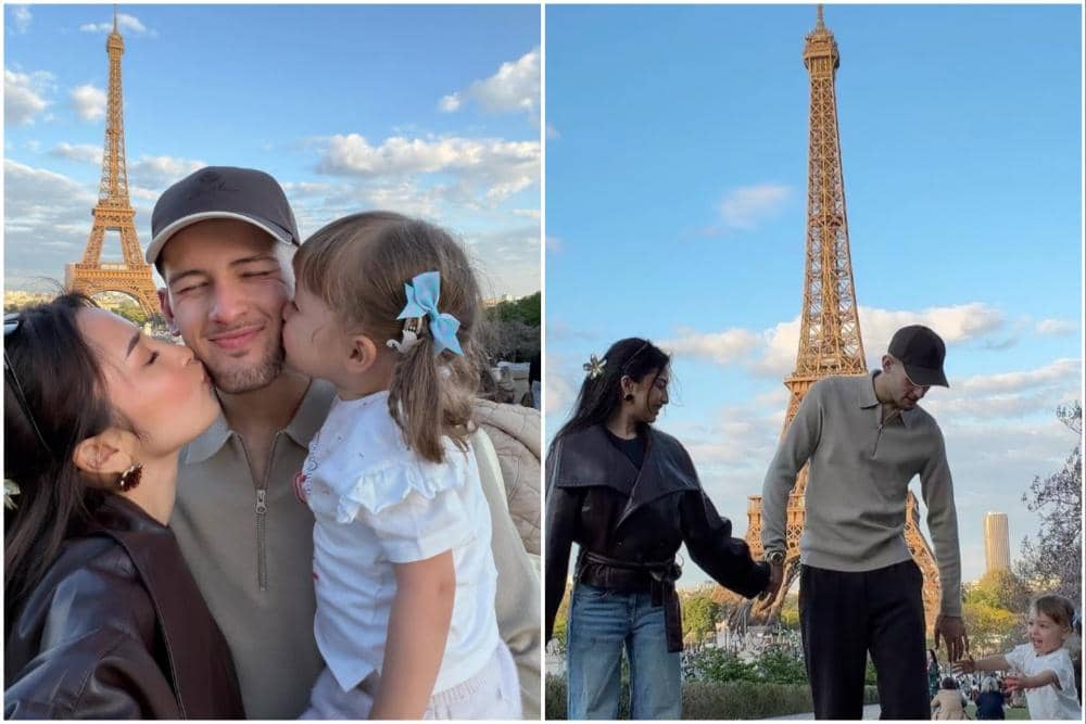 8 Potret Jennifer Coppen dan Kamari ke Paris bersama Justin Hubner